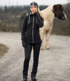FENGUR Veste stretch Performance à capuche Viska noir Clearance