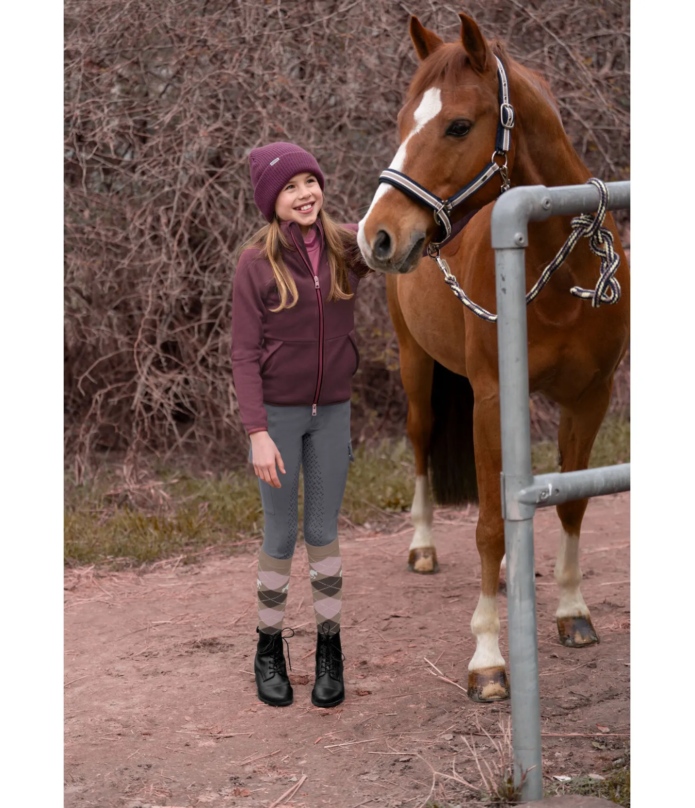 STEEDS Veste stretch Performance enfant Seiko cassis Hot