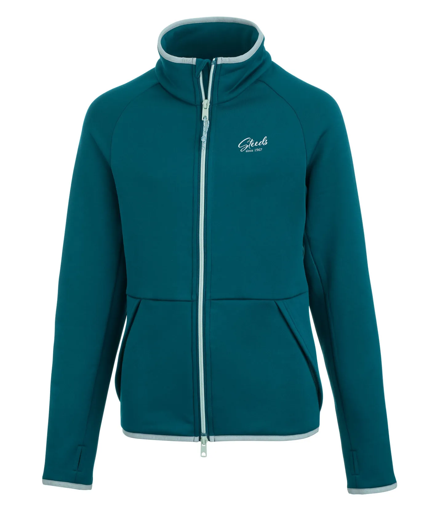 STEEDS Veste stretch Performance enfant Seiko turquoise foncé New