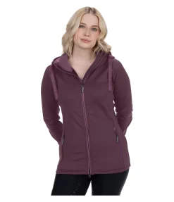 FENGUR Veste stretch Performance à capuche Viska mauve bordeaux Discount