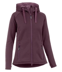 FENGUR Veste stretch Performance à capuche Viska mauve bordeaux Discount