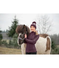 FENGUR Veste stretch Performance à capuche Viska mauve bordeaux Discount