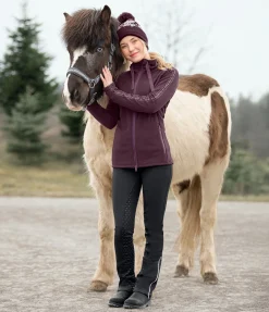 FENGUR Veste stretch Performance à capuche Viska mauve bordeaux Discount