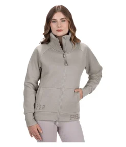 Felix Bühler Veste sweat Maila taupe Online