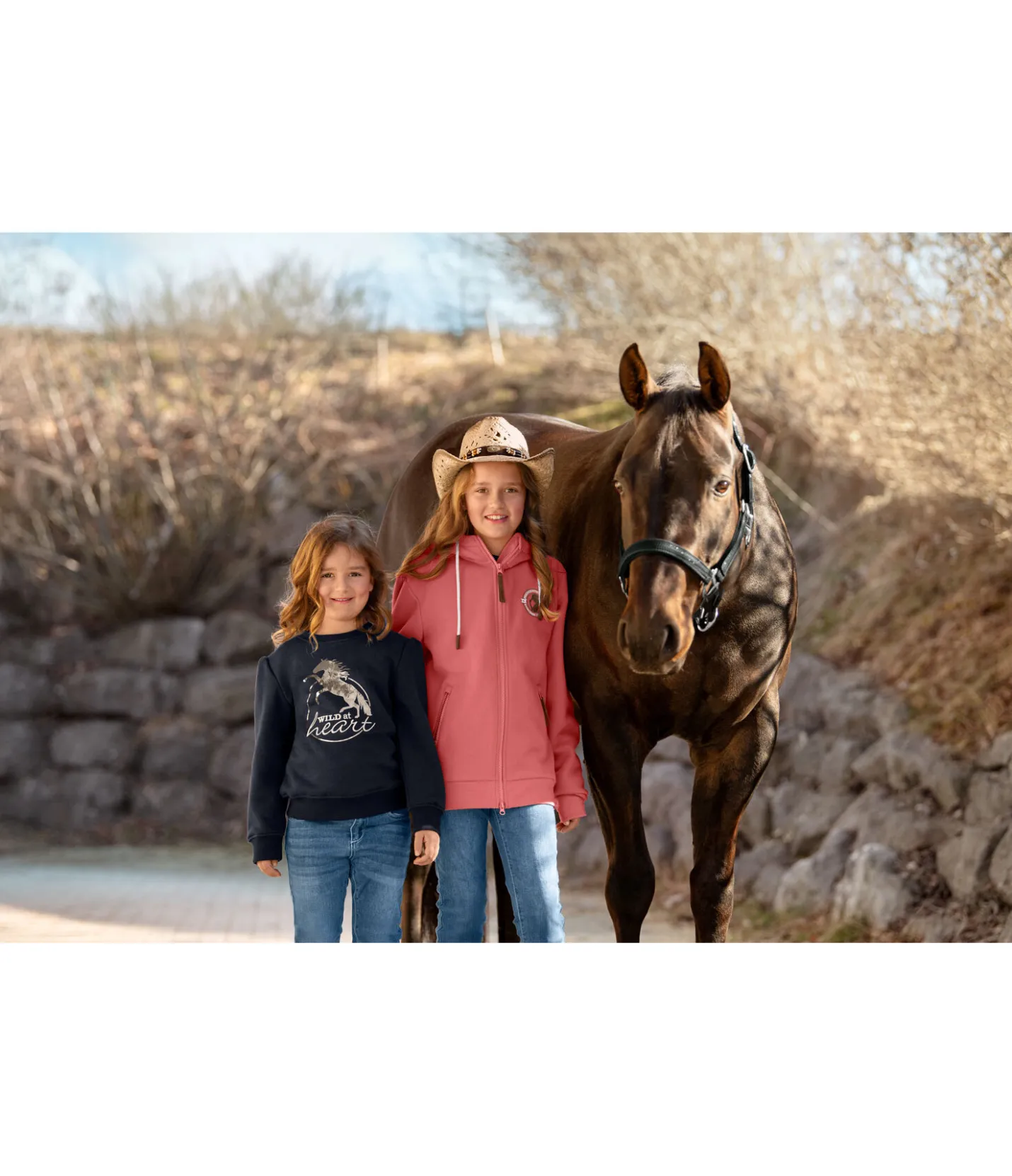 STONEDEEK Veste sweat enfant Anny pêche claire