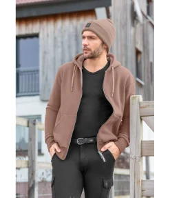 Felix Bühler Veste sweat Homme Wyoming cappuccino Sale