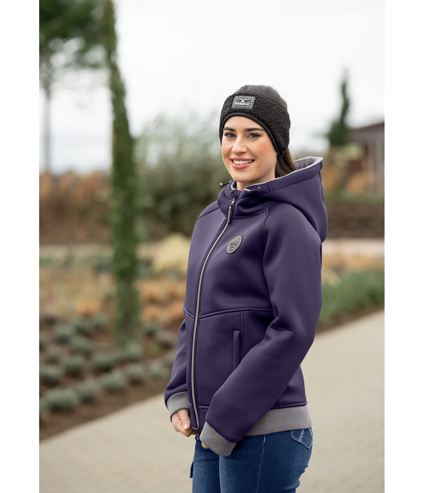 RANCH-X Veste thermique figue