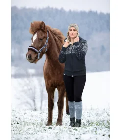 FENGUR Veste tricot Norway Spirit bleu encre Outlet