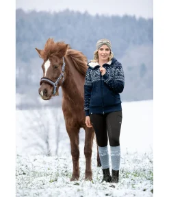 FENGUR Veste tricot Norway Spirit bleu encre Outlet
